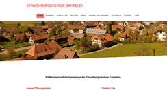 Desktop Screenshot of gampelen.ch